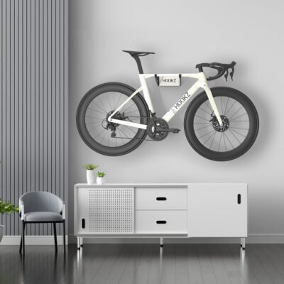 HOOKZ Rennradhalter / Wandhalterung Fahrrad - Modell: Black & White