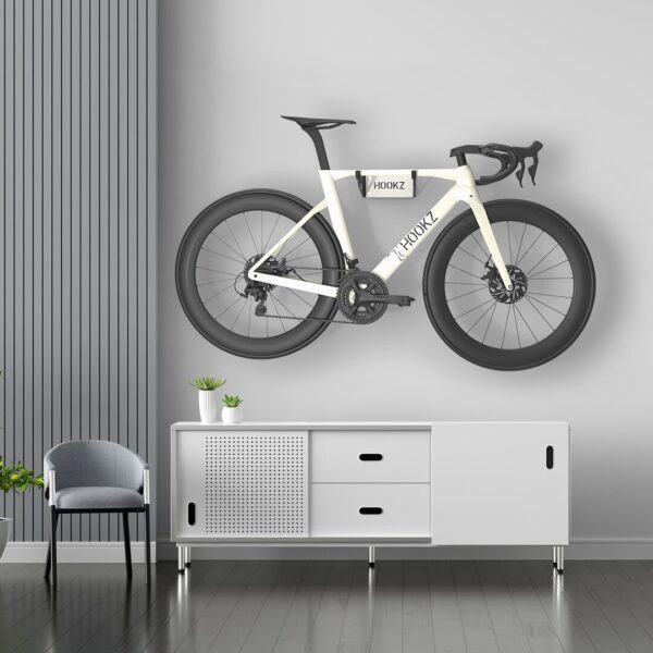 HOOKZ Rennradhalter / Wandhalterung Fahrrad - Modell: Black & White