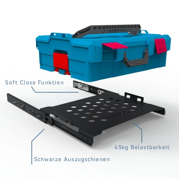 HOOKZ Auszug / Schublade für Bosch Sortimo L-Boxx DIY RegaI Ikea Pax kompatibel