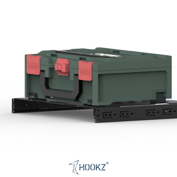 Vollauszug montiert mit Makita Makpac Box