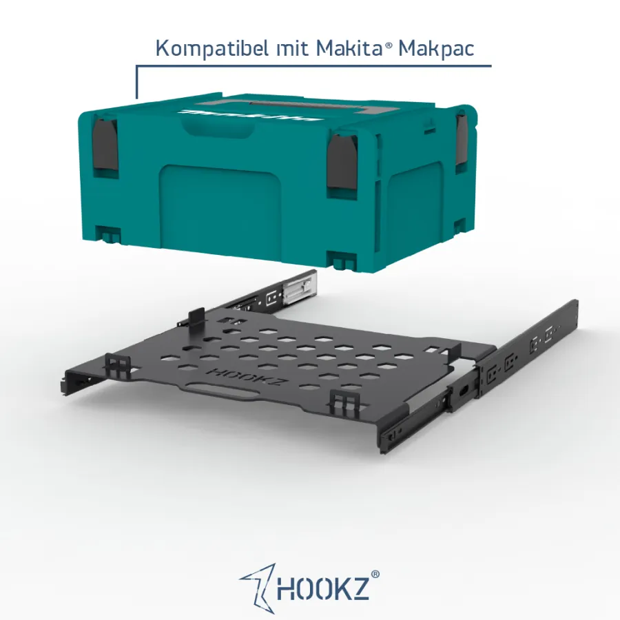 Makita Makpac oben auf Auszug