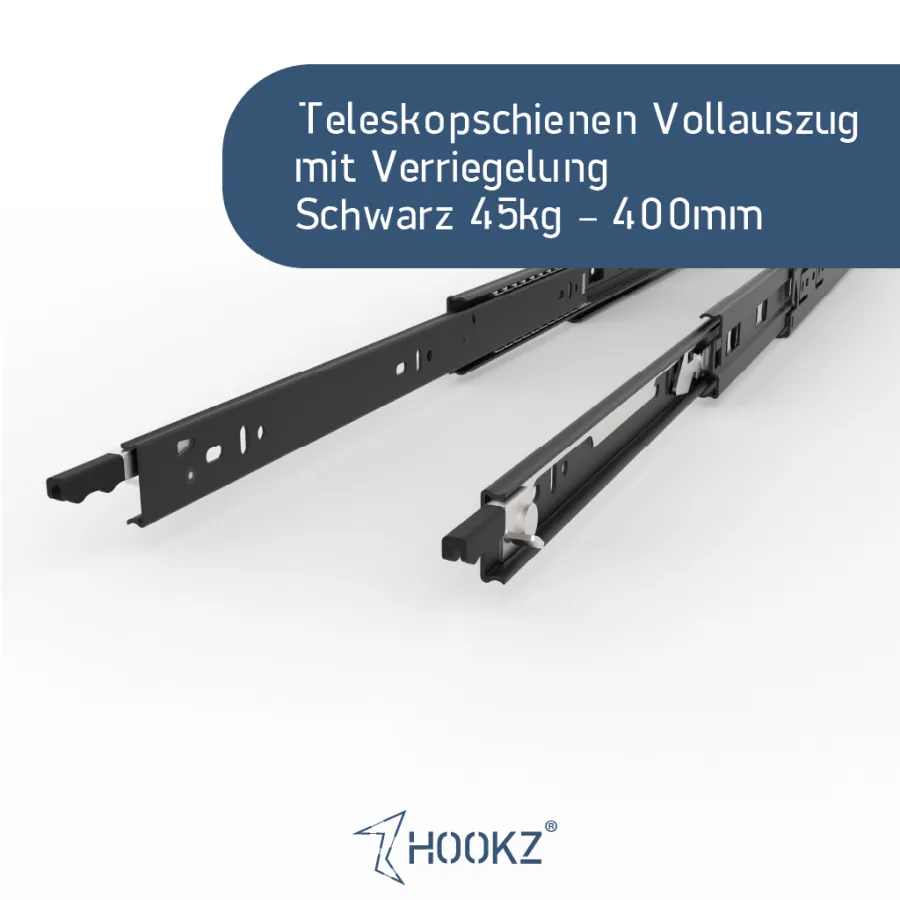 Komplettansicht des Schienenpaares mit Beschriftung